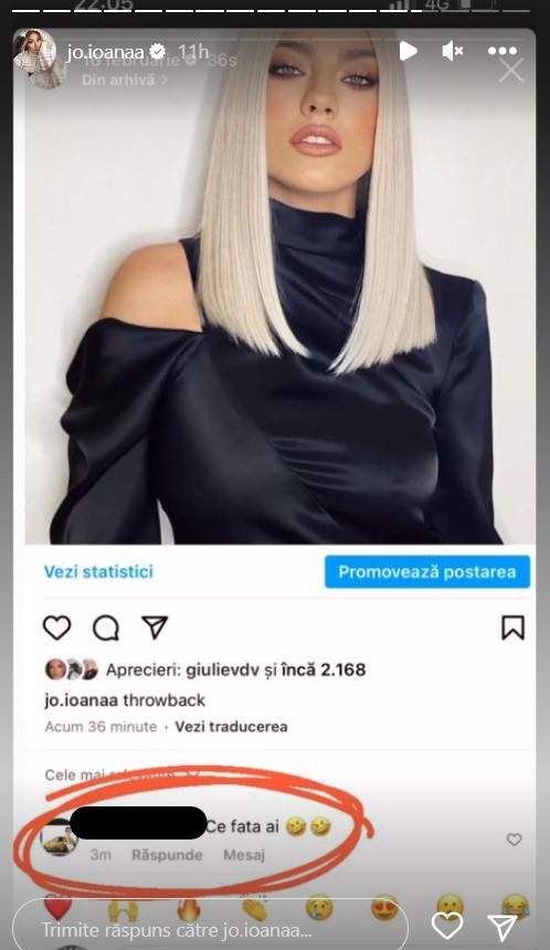 Reacția cântăreței Jo, după ce a fost criticată pentru aspectul fizic. Ce mesaj a transmis: „N-aș vrea să răspund cu bullying la bullying, dar ...”