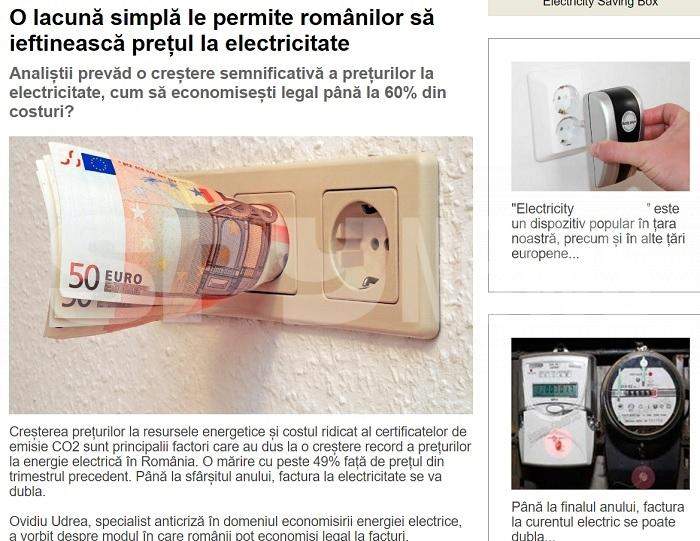 Românii care vor să facă economie la curent, țintele unei escrocherii de proporții / Documente exclusive