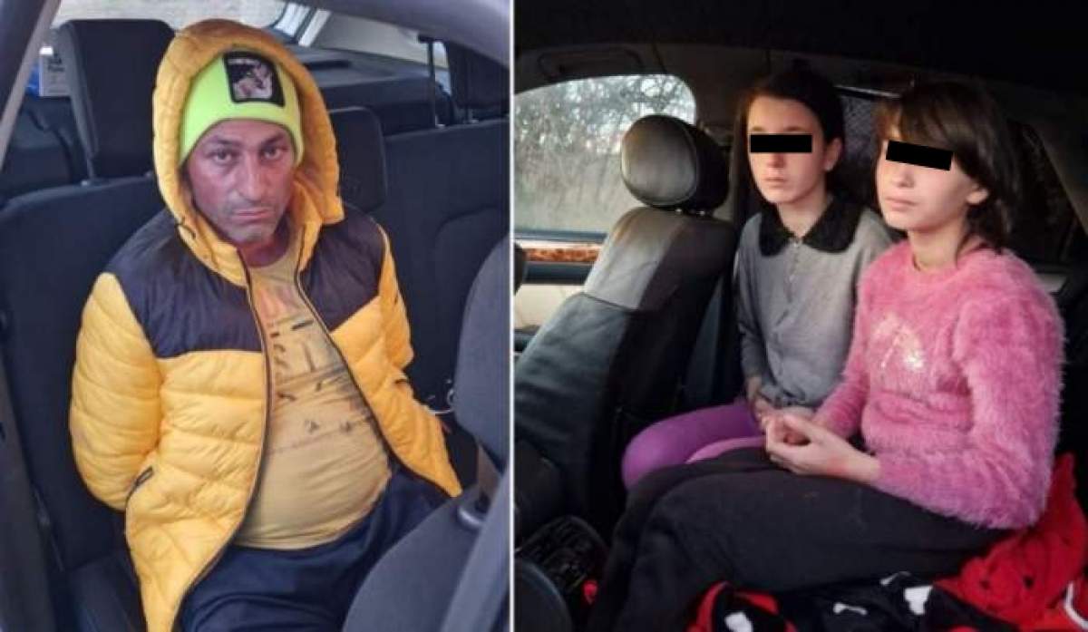 Cele două fetițe în vârstă de 10 și 12 ani răpite din Brașov, au fost găsite în Prahova. Polițiștii l-au încătușat pe bărbatul care le însoțea 