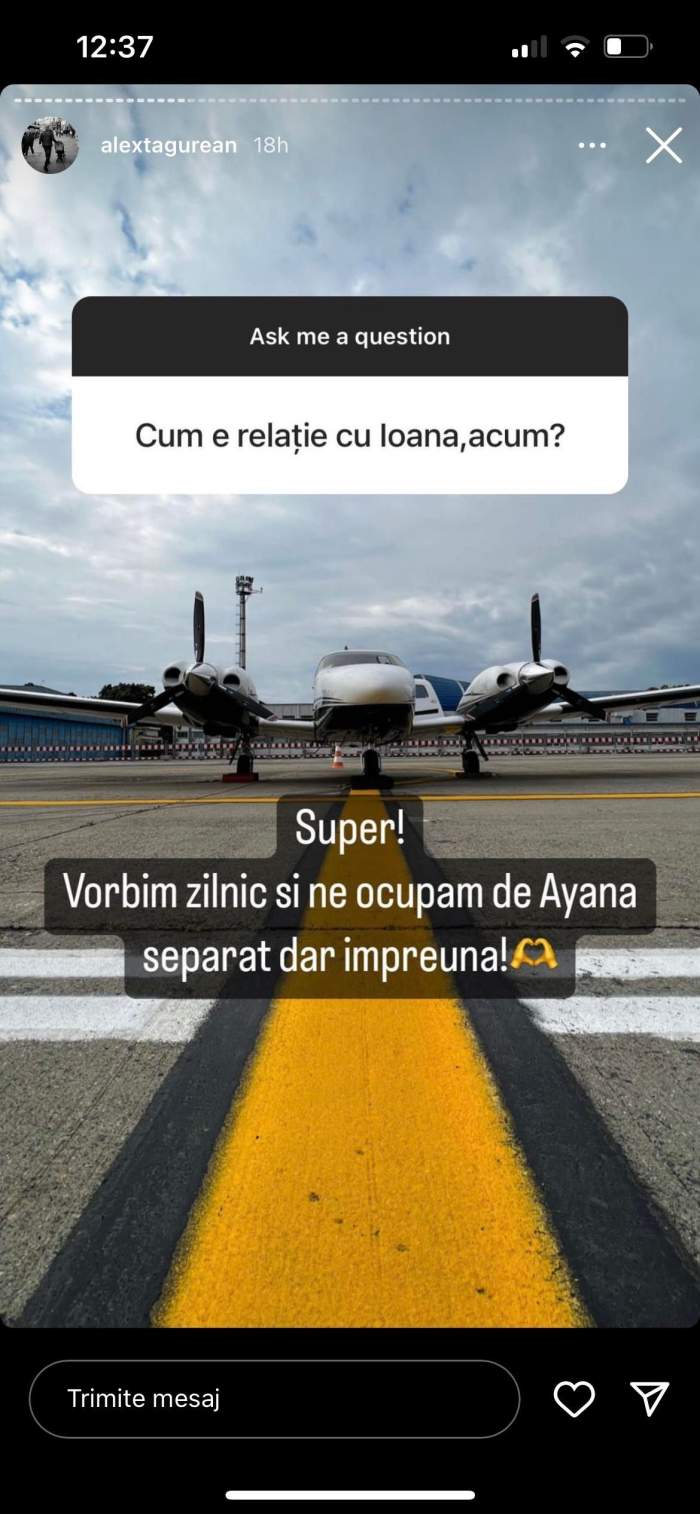 Alex Țăgurean a spus ce părere are despre faptul că Ioana Grama, mama fetiței lui, și-a refăcut viața: "Va face mereu parte din..."