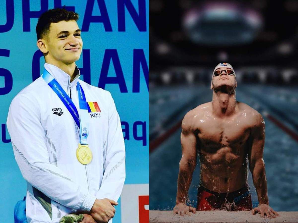 Cine este Daniel Martin, românul care l-a învins pe David Popovici la Campionatul Național de Înot. Are 22 de ani și este campion din 2015