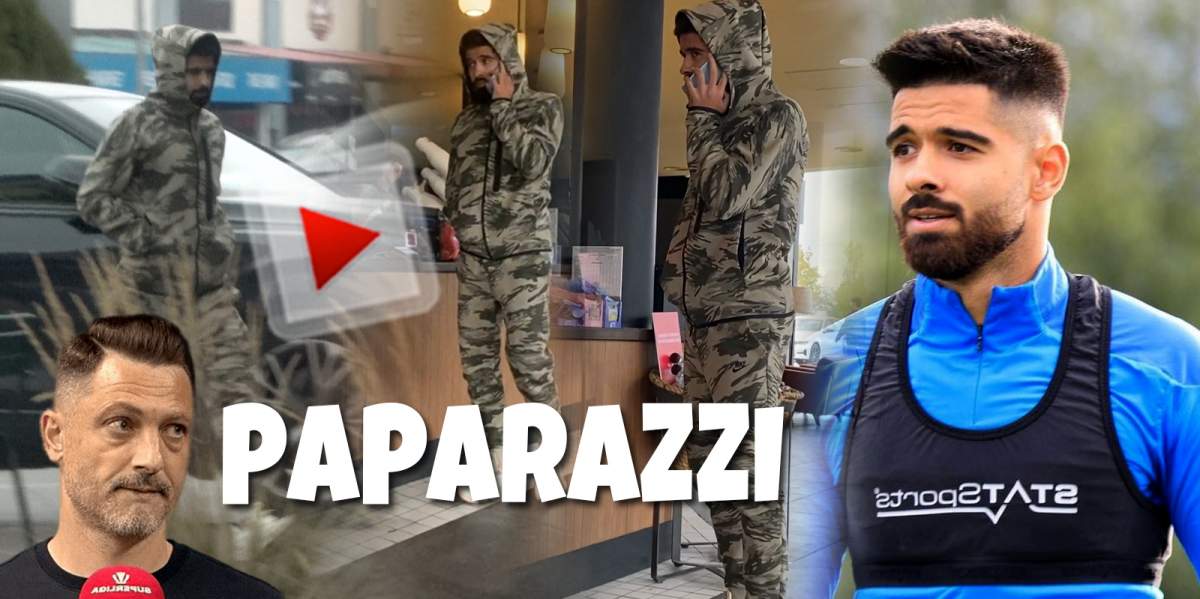 Ionut Vînă, "undercover” pe străzile din București. Cum a fost surprins fotbalistul după ce a fost exclus din lotul lui Mirel Rădoi / PAPARAZZI