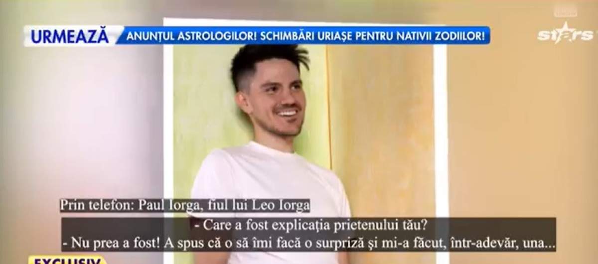 Paul Iorga, fiul lui Leo Iorga, la AAntena Stars