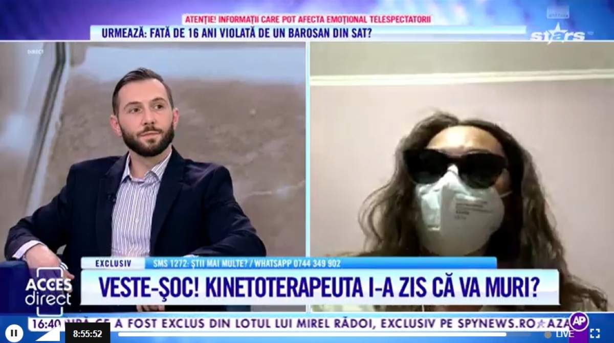 Acces Direct. Iasmina se teme pentru viața ei, după ce o prietenă, kinetoterapeut, i-a dat o veste șocantă: "Am ajuns să cred că trebuie să..." / VIDEO