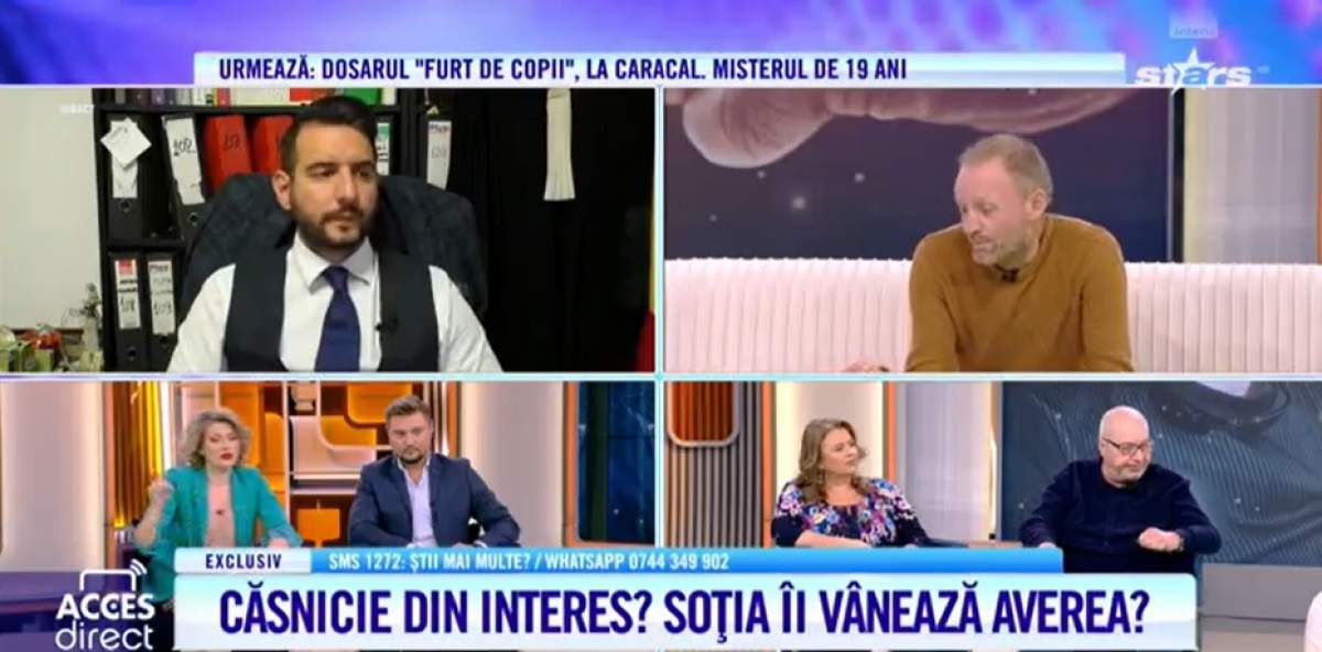 Acces Direct. Adrian susține că a fost bătut și agresat de soția sa. Acum, după divorț, bărbatul riscă să piardă tot ce are și să rămână pe drumuri: ”A venit și m-a lovit...” / VIDEO