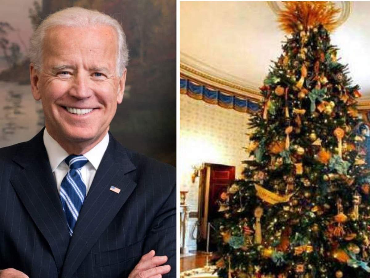 Au început pregatitrile de Crăciun la Casa Albă. Așa arata bradul împodobit de familia Biden
