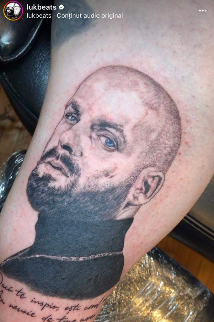Colegul de breaslă a lui Nosfe și-a tatuat chipul regretatului artist pe braț. Ce mesaj emoționant și-a inscripționat: "Am nevoie de tine…”