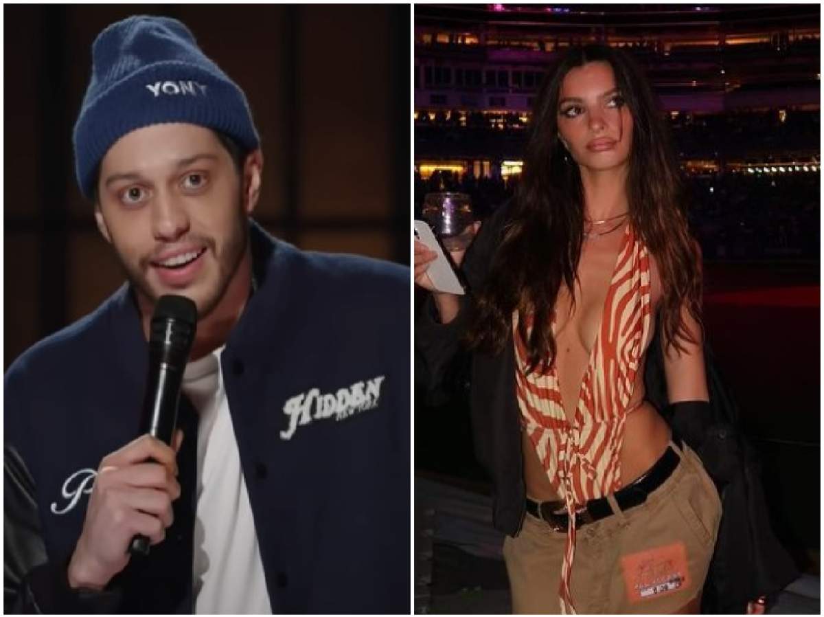 Pete Davidson cu Emily Ratajcowski