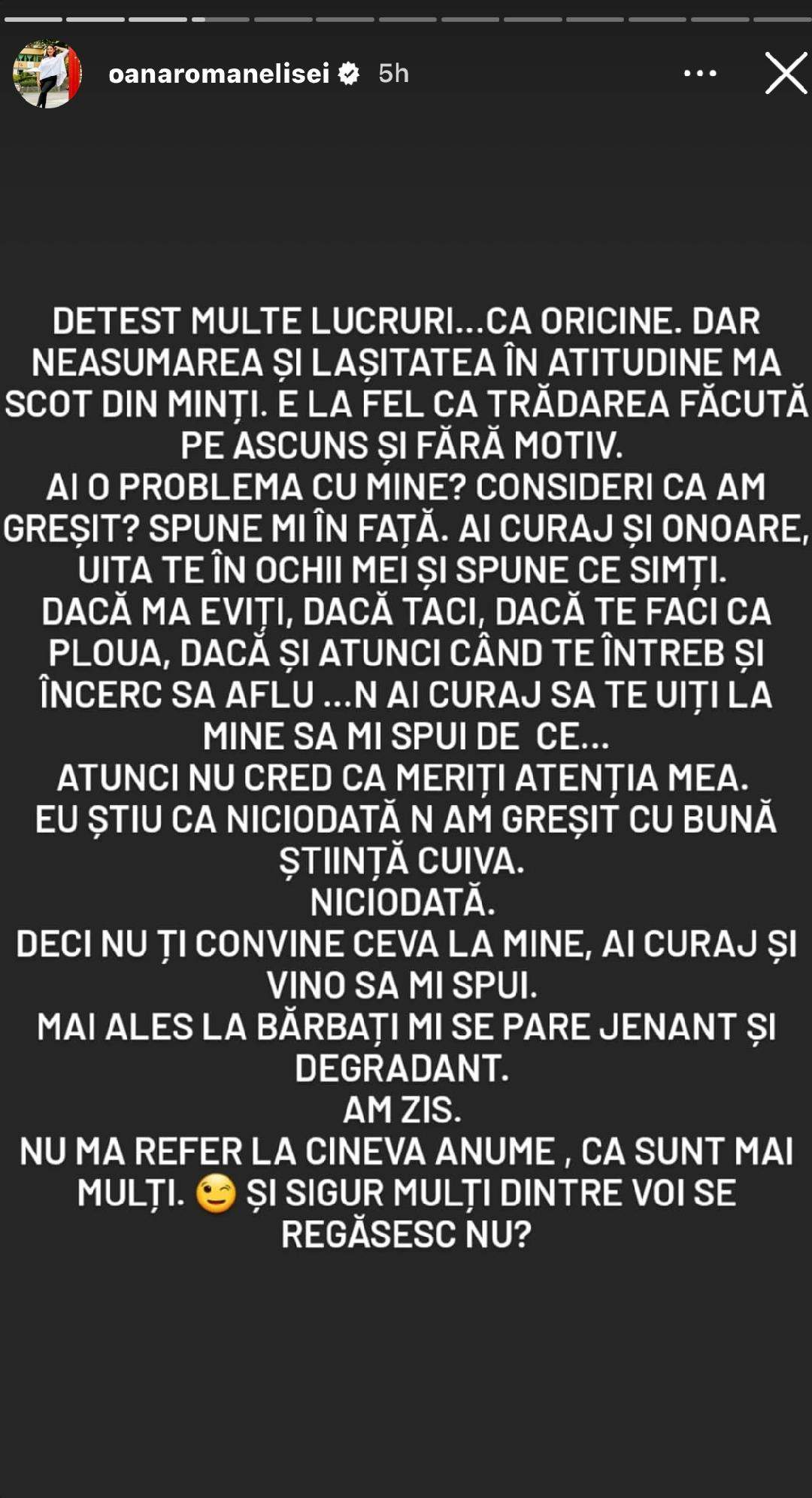 "Mi se pare jenant și degradant". Oana Roman a răbufnit, din nou, pe internet. Ce a supărat-o pe vedetă / FOTO