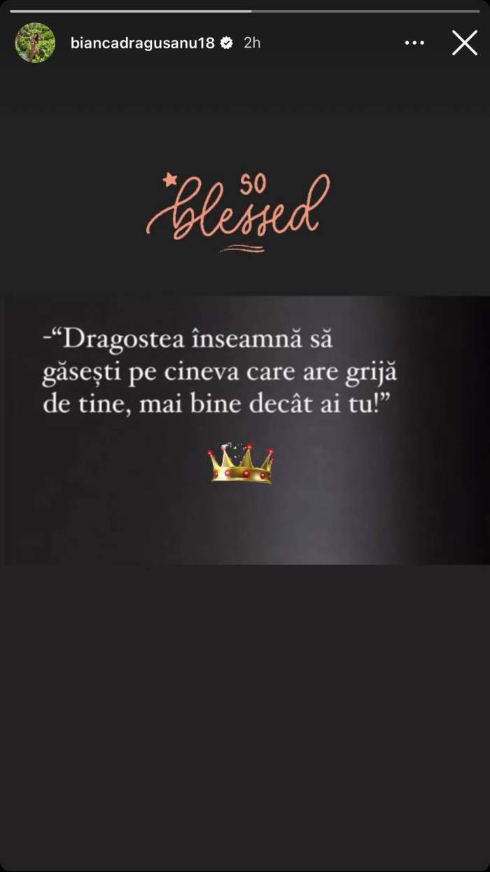 "Dragostea înseamnă să găsești pe cineva care..." Bianca Drăgușanu, mesaj emoționant pentru Gabi Bădălău?! Ce a transmis vedeta / FOTO
