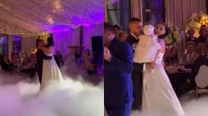 Nuntă mare în echipa lui Gigi Becali! Fotbalistul și iubita lui s-au căsătorit și și-au botezat fetița / VIDEO