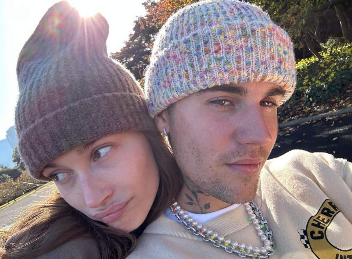 Justin Bieber alături de Hailey Bieber