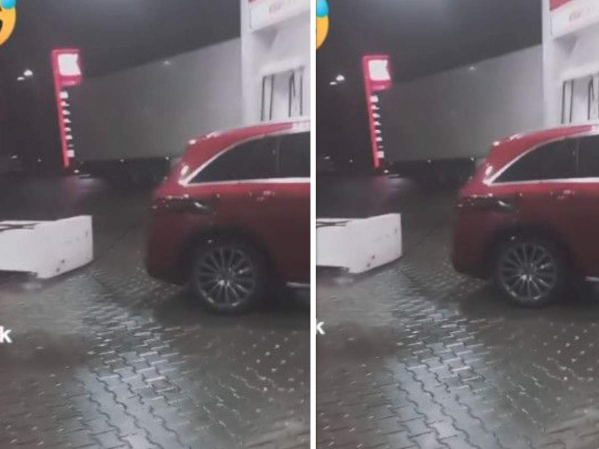 O femeie din Ploiești a plecat din benzinărie a aplecat cu tot cu pompa de alimentare. Cum a fost surprinsă șoferița