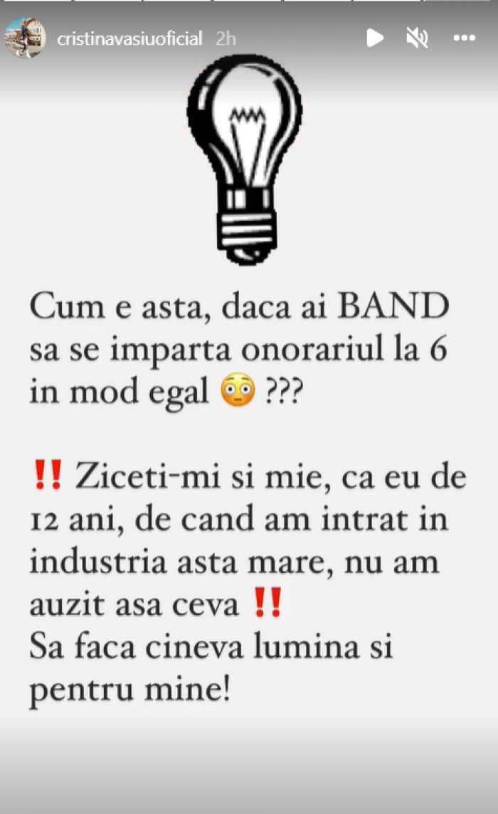 EXCLUSIV. Scandal monstru pentru bani în trupa unei cântărețe cunoscute: ”Muzica unește, nu dezbină niciodată”