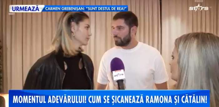 Ramona Olaru și Cătălin Cazacu au dezvăluit problemele din relația lor. Momentul adevărului pentru cei doi: ”Mă deranjează că...” / VIDEO
