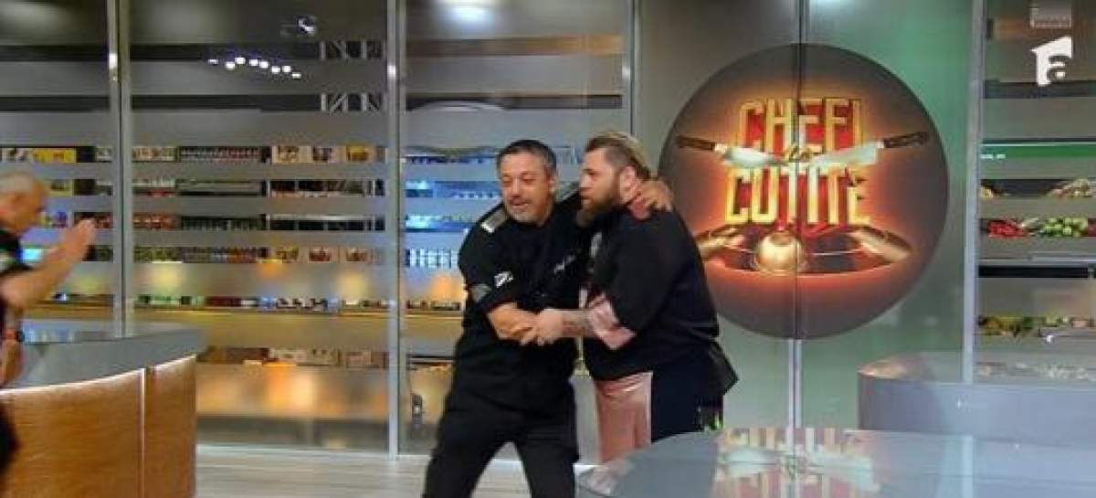 Chef Sorin Bontea, reacție nervoasă la Chefi la cuțite. Juratul l-a accidentat pe Dan Manciu: "Am fost atât de aproape” / VIDEO
