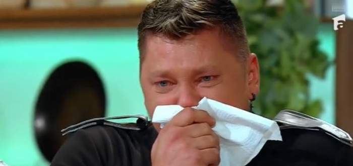 Gabriel Drăgușanu, în lacrimi la Chefi la cuțite