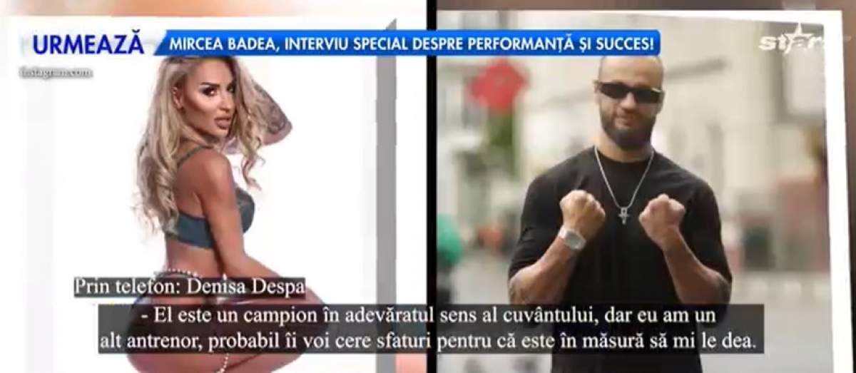 Captură Antena Stars cu Denisa Despa