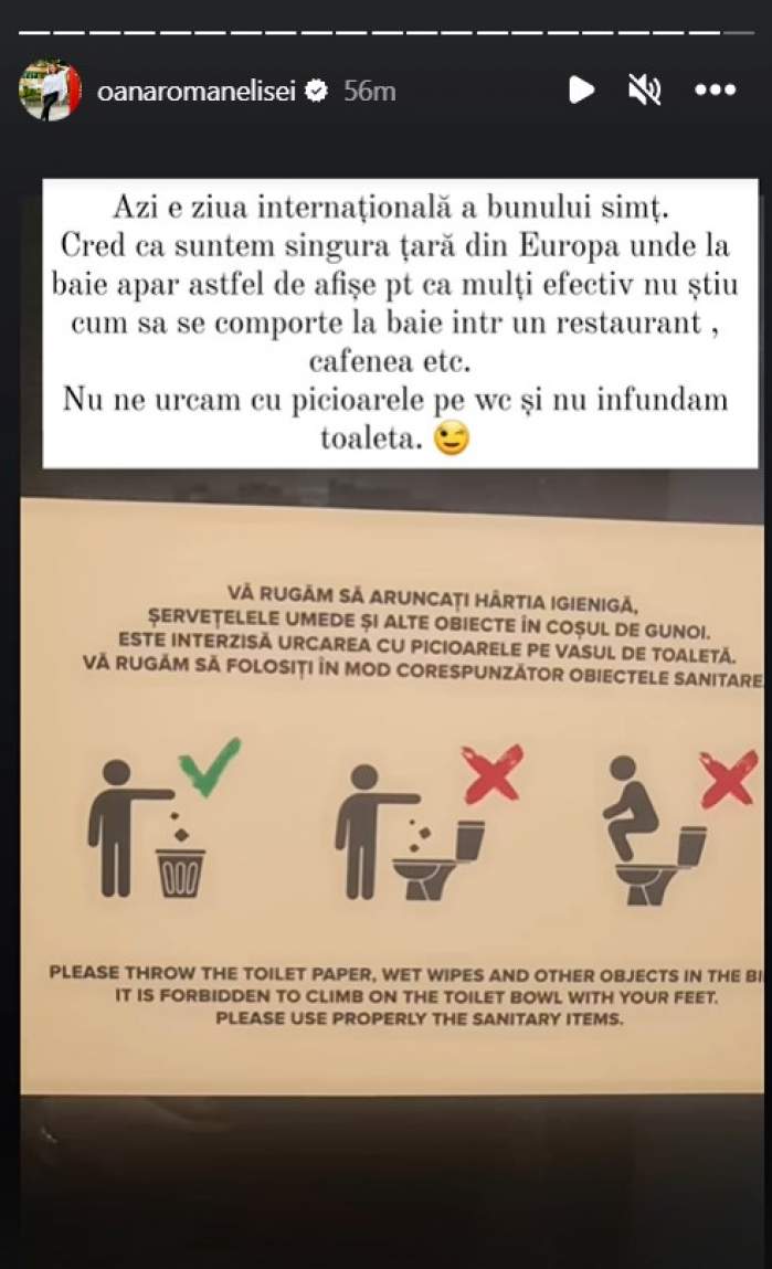 Oana Roman, mesaj dur de Ziua Internațională a Bunului Simț. Ce observație a făcut vedeta: „Mulți nu știu cum să se comporte”