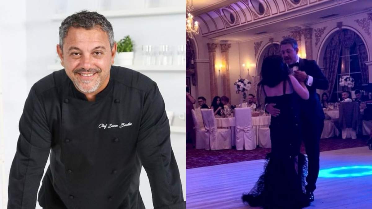 Chef Sorin Bontea, imagine rară cu soția lui. Cum au fost surprinși cei doi pe ringul de dans la un eveniment / FOTO