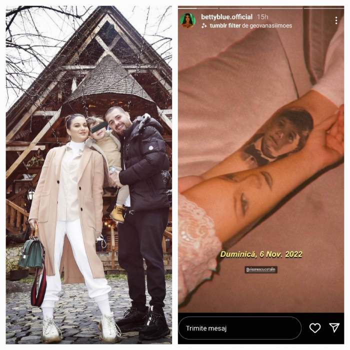 Cătălin, soțul lui Betty Vișănescu, și-a tatuat chipul fiului său pe braț. Fotografia emoționantă postată de fiica lui Florin Salam / FOTO
