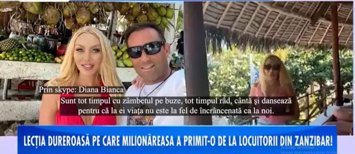 Ce lecție dureroasă a primit Diana Bianca în Zanzibar.  A mărturisit dacă se va mai întoarce în România: „Am avut un an mai greu” / VIDEO