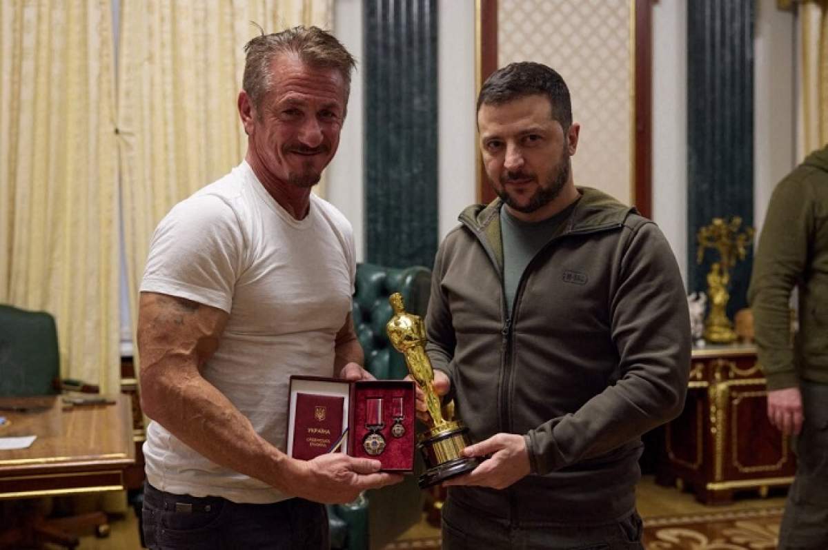 Sean Penn a vizitat pentru a treia oară Ucraina