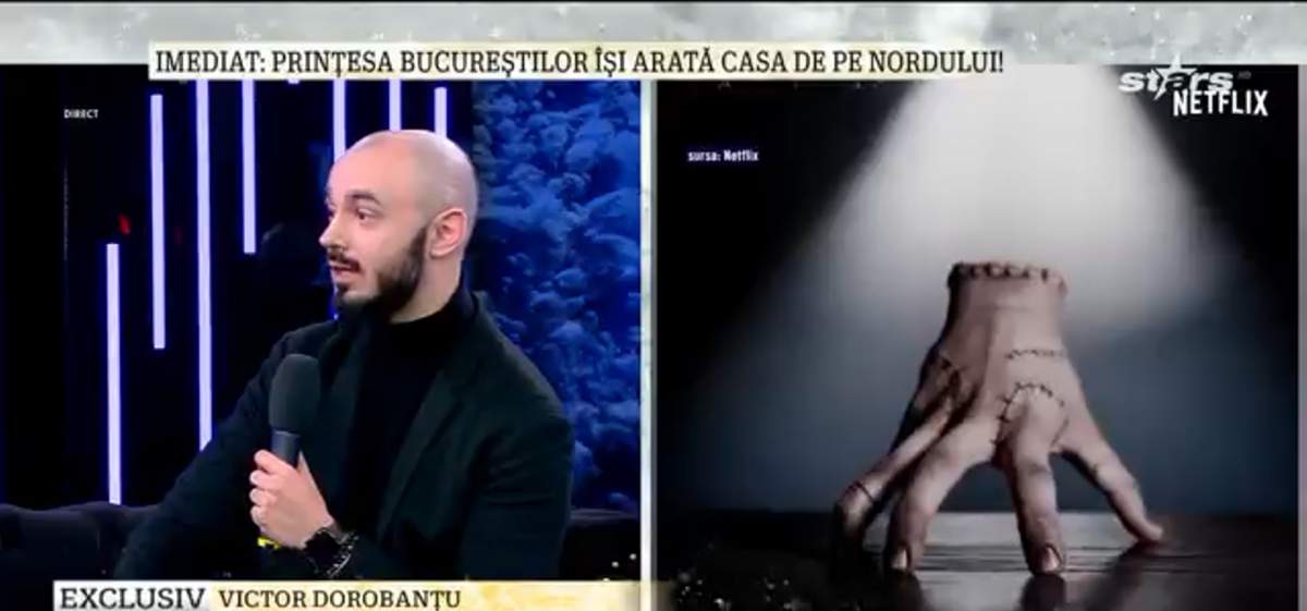 Victor Dorobanțu, despre experiența din cadrul filmărilor pentru serialul Wednesday