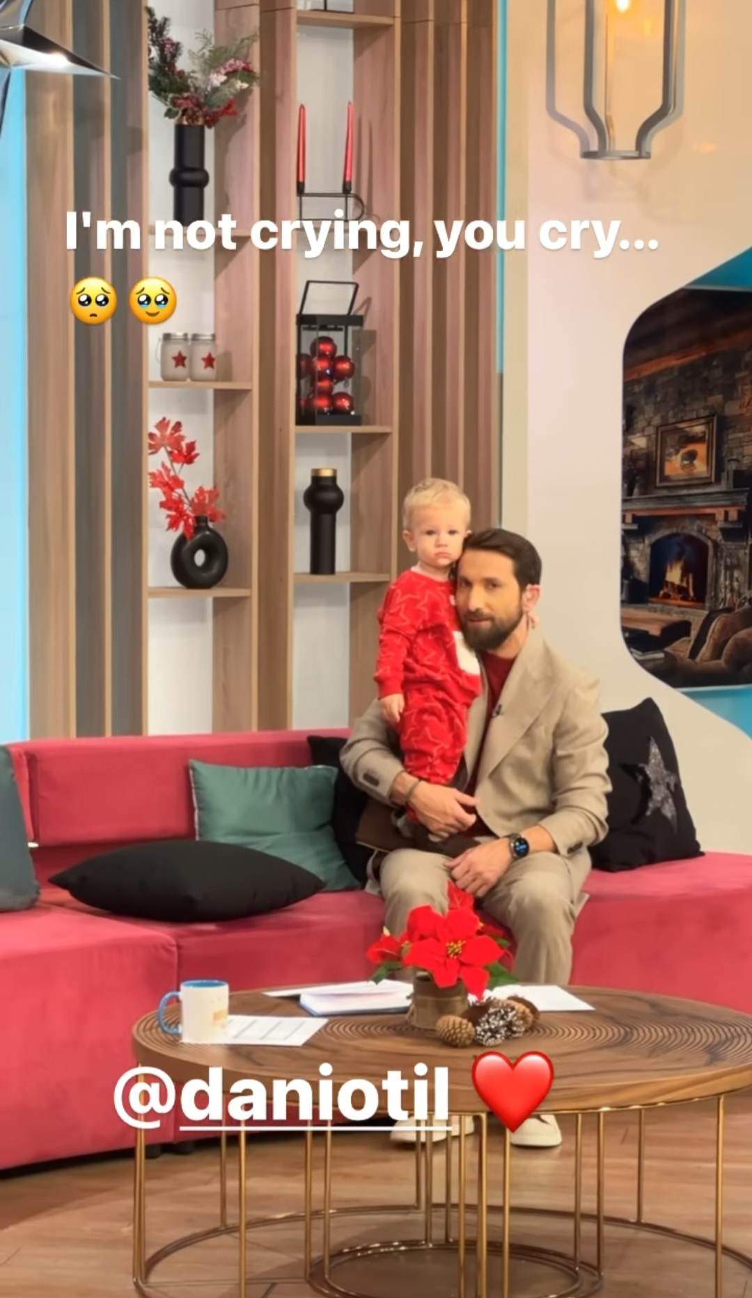 Ramona Olaru, emoționată de Dani Oțil și fiul său. Cum l-a surprins pe prezentatorul TV alături de Tiago: ”Nu plâng...” / FOTO