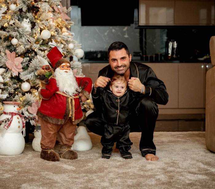 Pepe, primul Crăciun alături de fiul lui. Ce fotografie emoționantă a postat prezentatorul de la Te cunosc de undeva: „Se apropie...” / FOTO