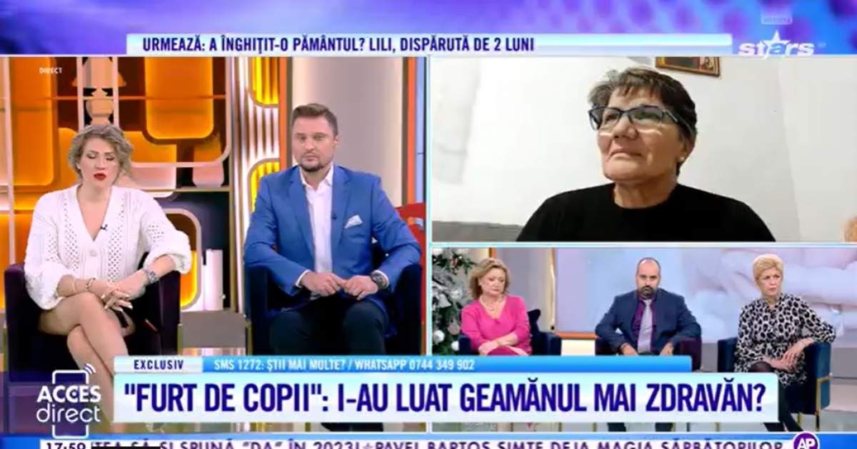 Acces Direct. O mamă susține că unul din gemeni i-a fost luat la naștere. Femeia spune că cel mic s-a născut sănătos, însă i s-a comunicat că, după 10 ore, a decedat / VIDEO 