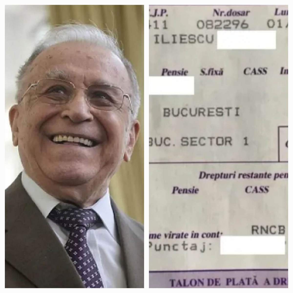 Pensia pe care o deține fostul președinte al României