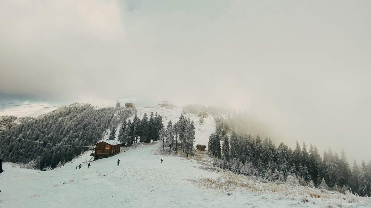 Pârtiile de schi din Poiana Brașov.