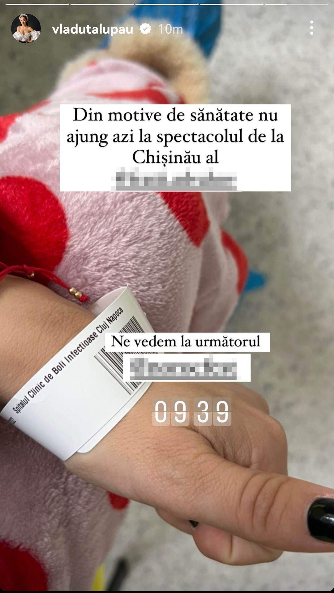 Vlăduța Lupău a ajuns pe patul de spital. Cântăreața și-a anulat concertele din cauza problemelor de sănătate / FOTO