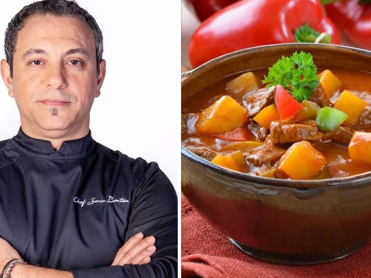 Ingredientul secret lui chef Sorin Bontea pentru cea mai bună mâncare de gulaș. Așa îți vei impresiona invitații de sărbători