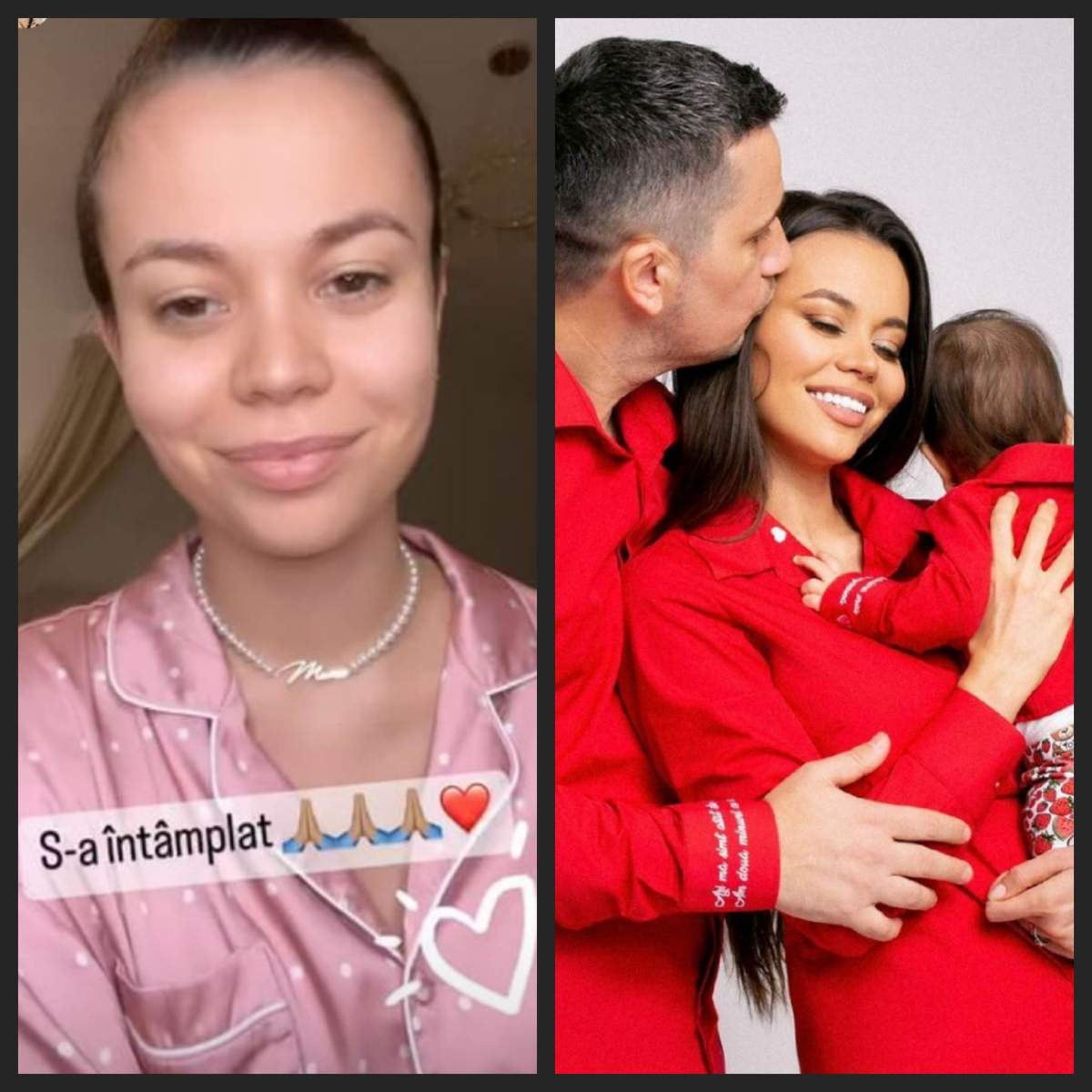 Denisa Filcea și familia ei Eva Maria a spus primul ei cuvânt