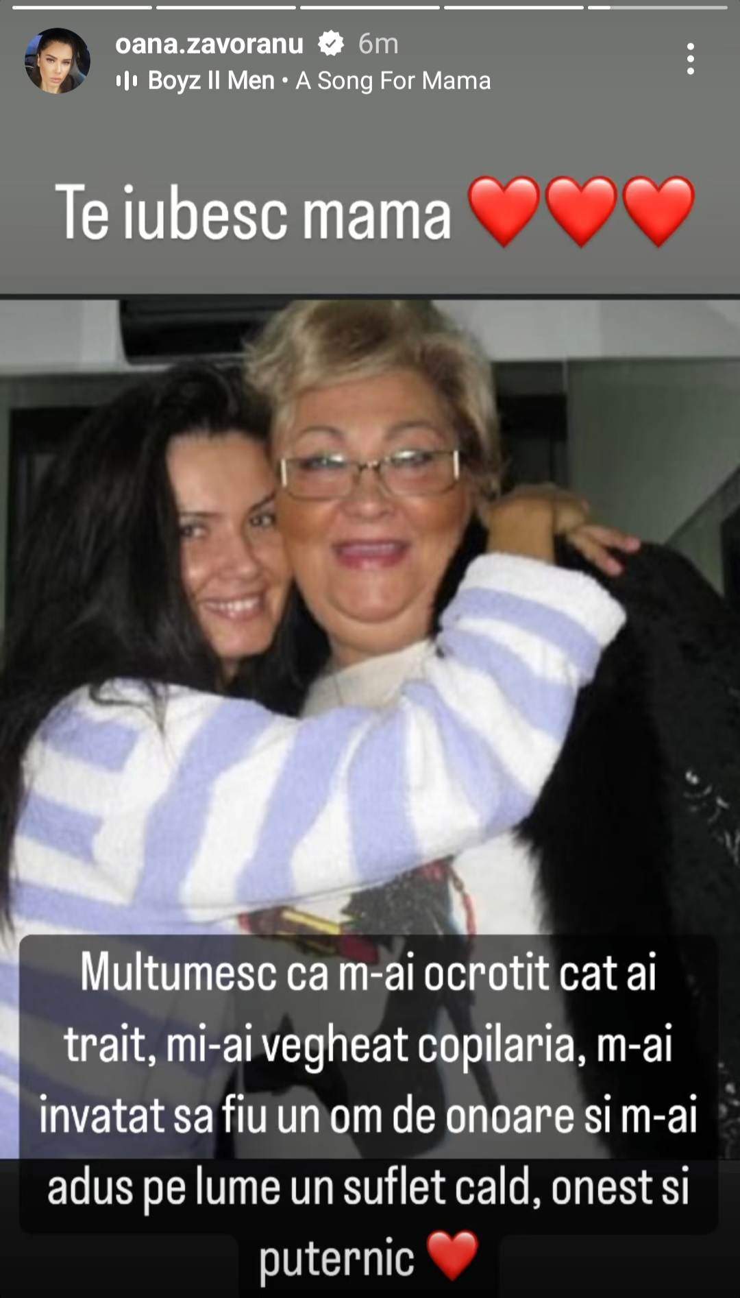 Mama Oanei Zăvoranu ar fi împlinit astăzi 72 de ani. Mesajul emoționant postat de vedetă pentru cea care i-a dat viață: „O adevărată învingătoare” / FOTO