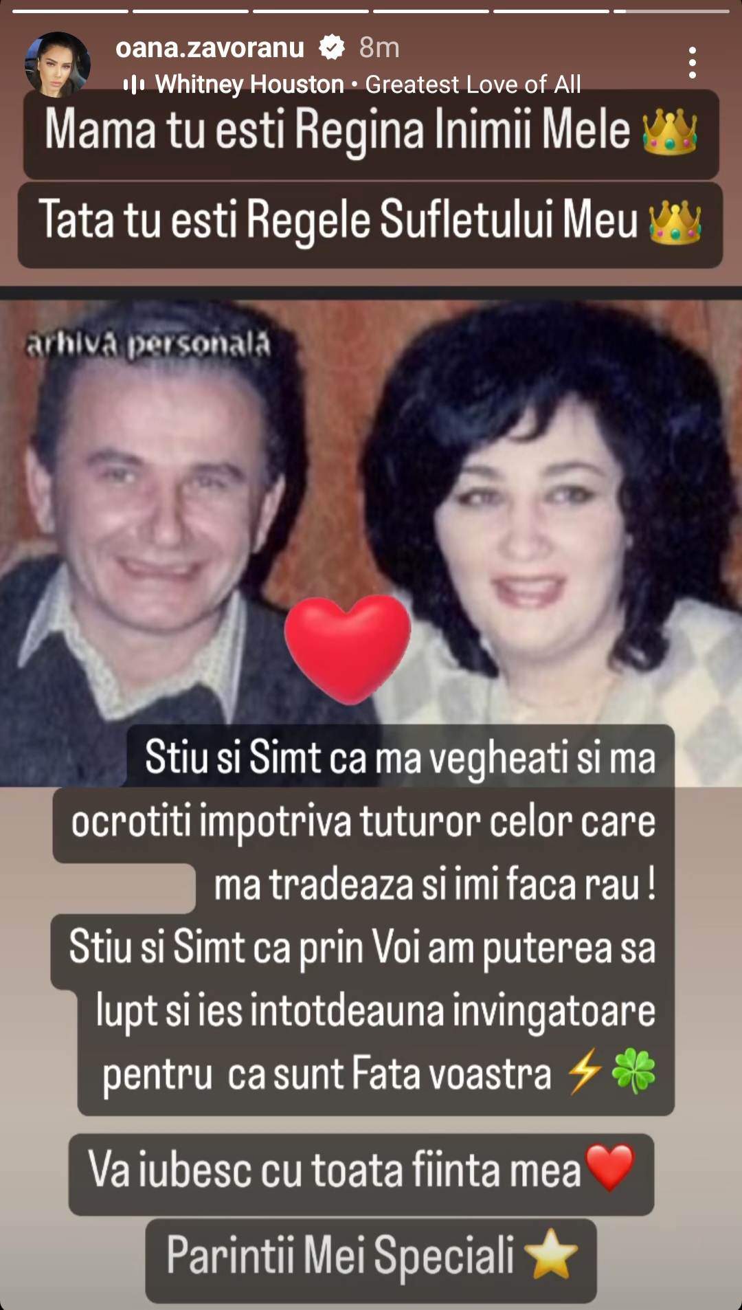 Mama Oanei Zăvoranu ar fi împlinit astăzi 72 de ani. Mesajul emoționant postat de vedetă pentru cea care i-a dat viață: „O adevărată învingătoare” / FOTO