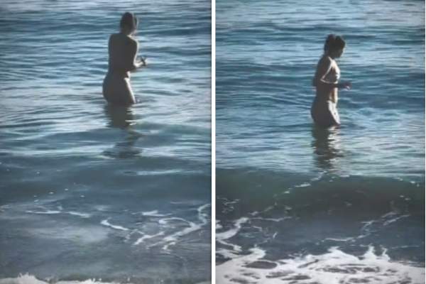 O jucătoare de tenis din România a intrat în mare la 8 grade Celsius. Imaginile cu sportiva au ajuns virale pe internet: "Recuperare!" / VIDEO