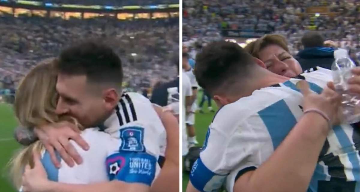 Lionel Messi, imagini emoționante alături de mama lui, după finala Campionatului Mondial din Qatar Lionel Messi, imagini emoționante alături de mama lui, după finala Campionatului Mondial din Qatar