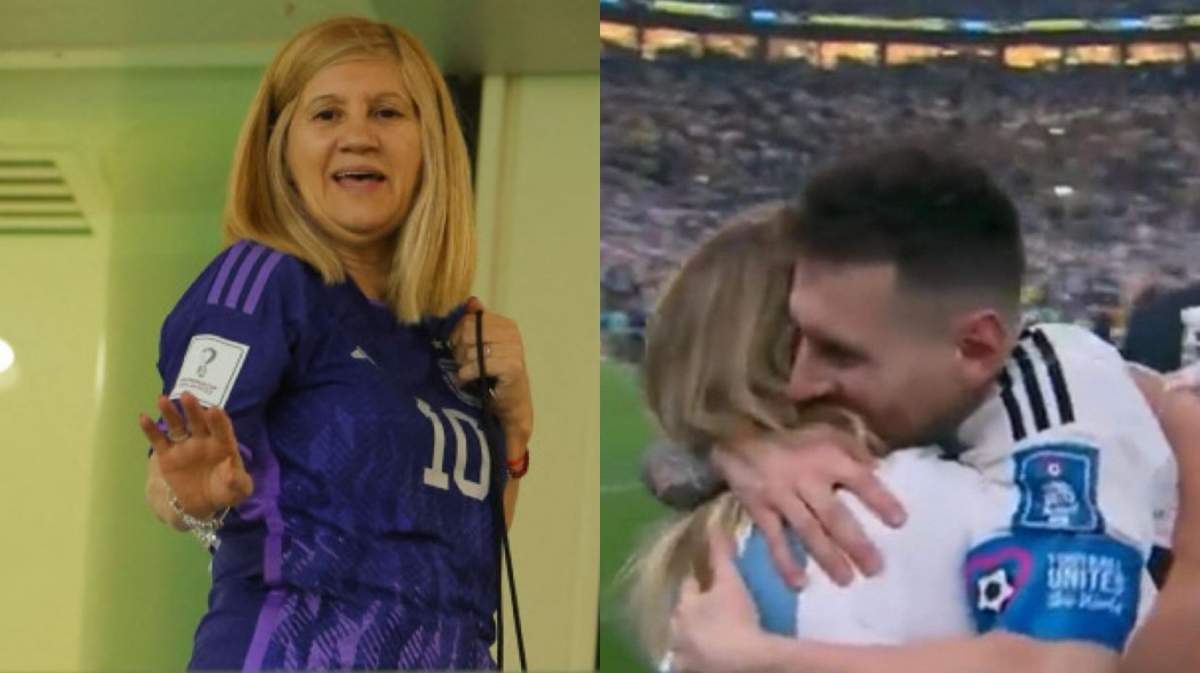 Cine este Celia Cuccitini, mama lui Lionel Messi. Sportivul a îmbrățișat-o dupa finala CM 2022