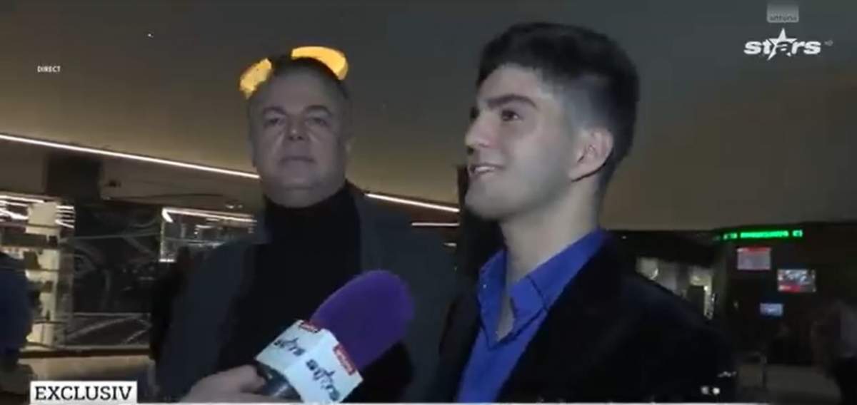 Adrian Enache și fiul său David au dat interviu.