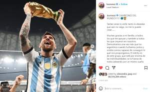Lionel Messi are cea mai apreciată fotografie din istoria Instagram. Postarea fotbalistului a depășit-o pe cea cu celebrul ou / FOTO