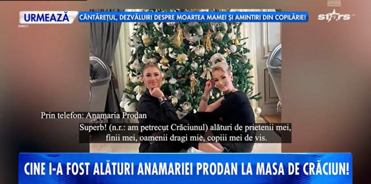 Anamaria Prodan, sărbători alături de cei dragi