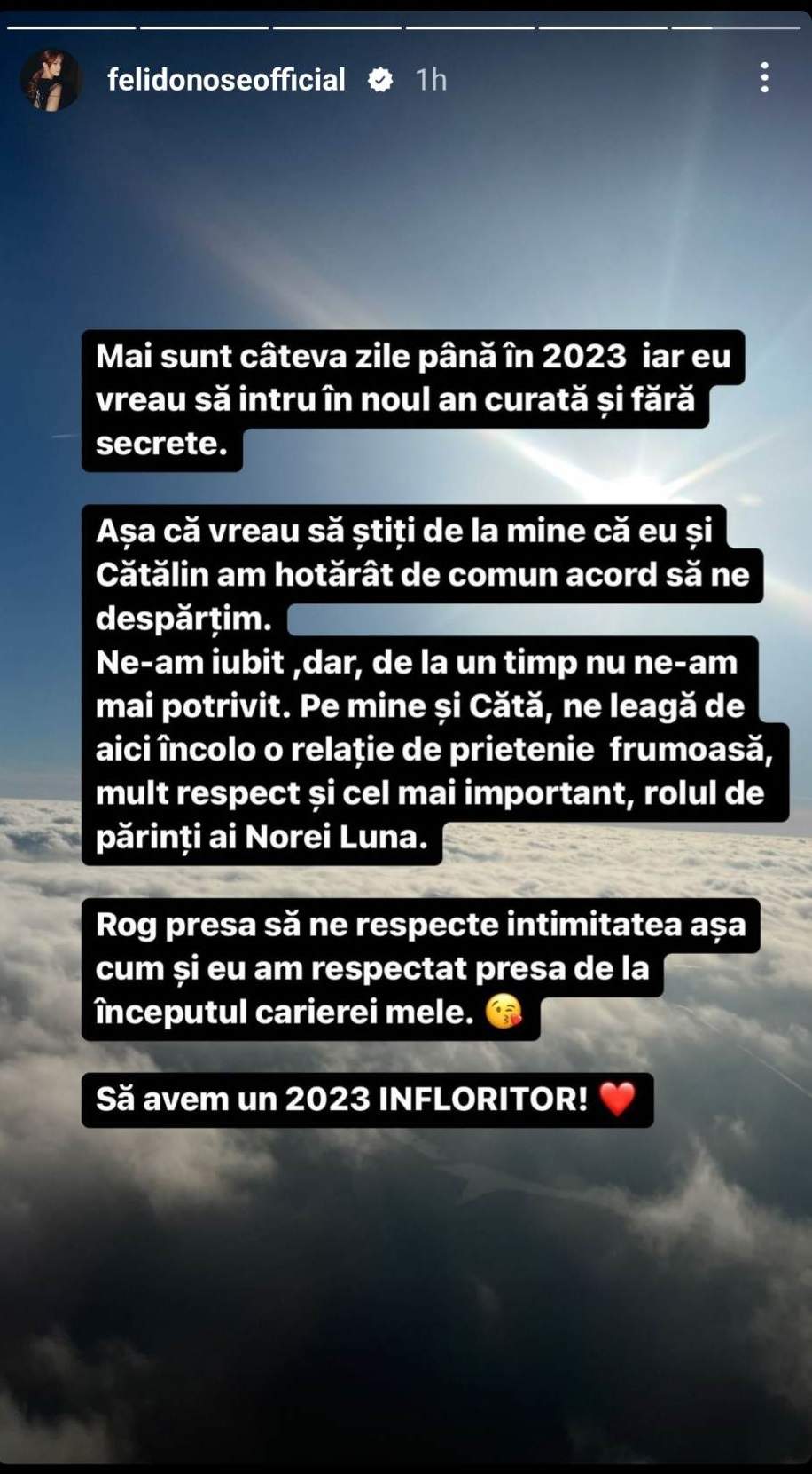 Feli Donose și iubitul său, Cătălin, s-au despărțit. Ce spune artista despre separare: „Ne-am iubit, dar, de la un timp...”