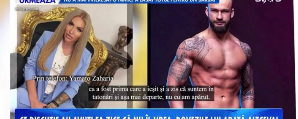 Denisa Despa, replică după dezvăluirile făcute de Yamato Zaharia. Ce a declarat blondina: "Ce să îmi asum?” / VIDEO