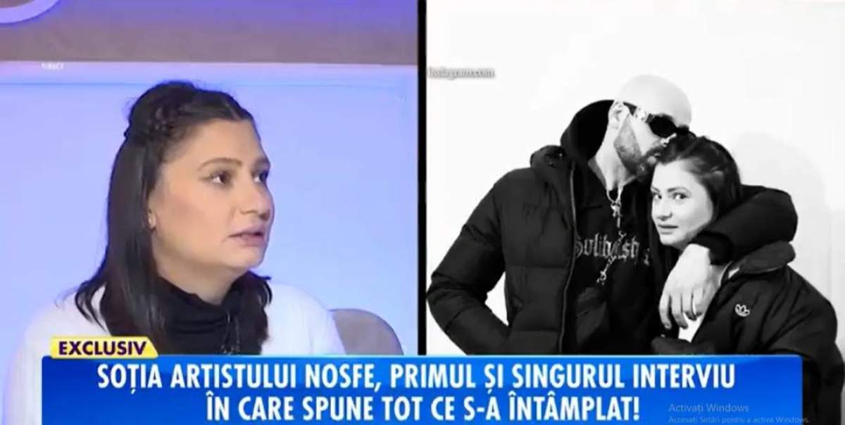 Mădălina Crețan și Nosfe, regretatul ei soț