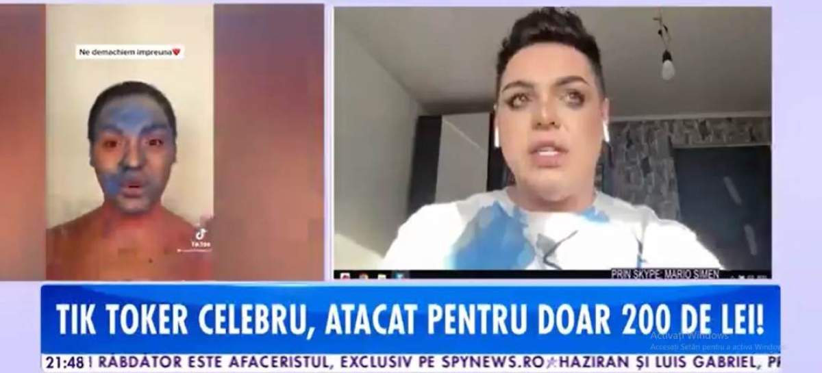 Mario Simen la Antena Stars Mario Simen, atacat pentru doar 200 de lei