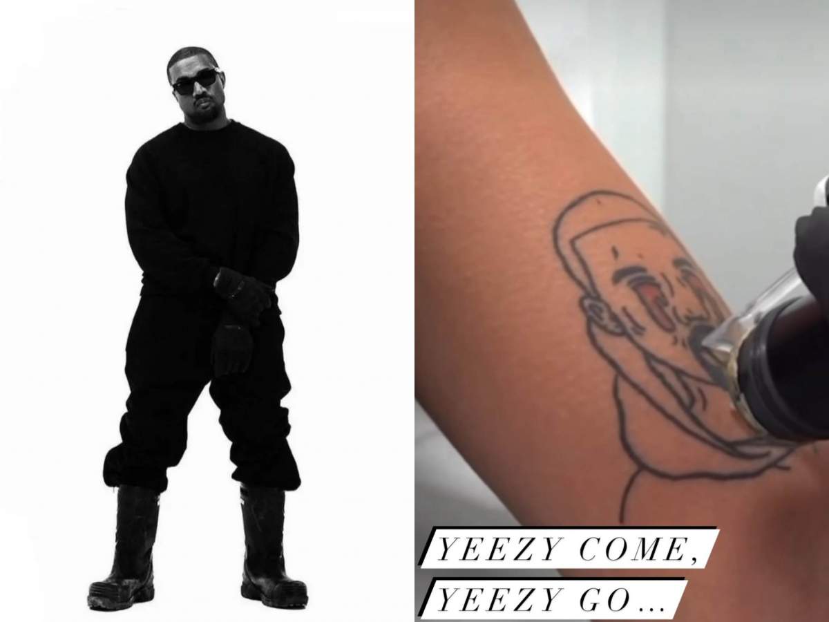Tatuajele cu Kanye West, îndepărtate gratuit de un salon din Londra. Decizia a venit în urma scandalurilor rapperului: ”Cât de jenant”