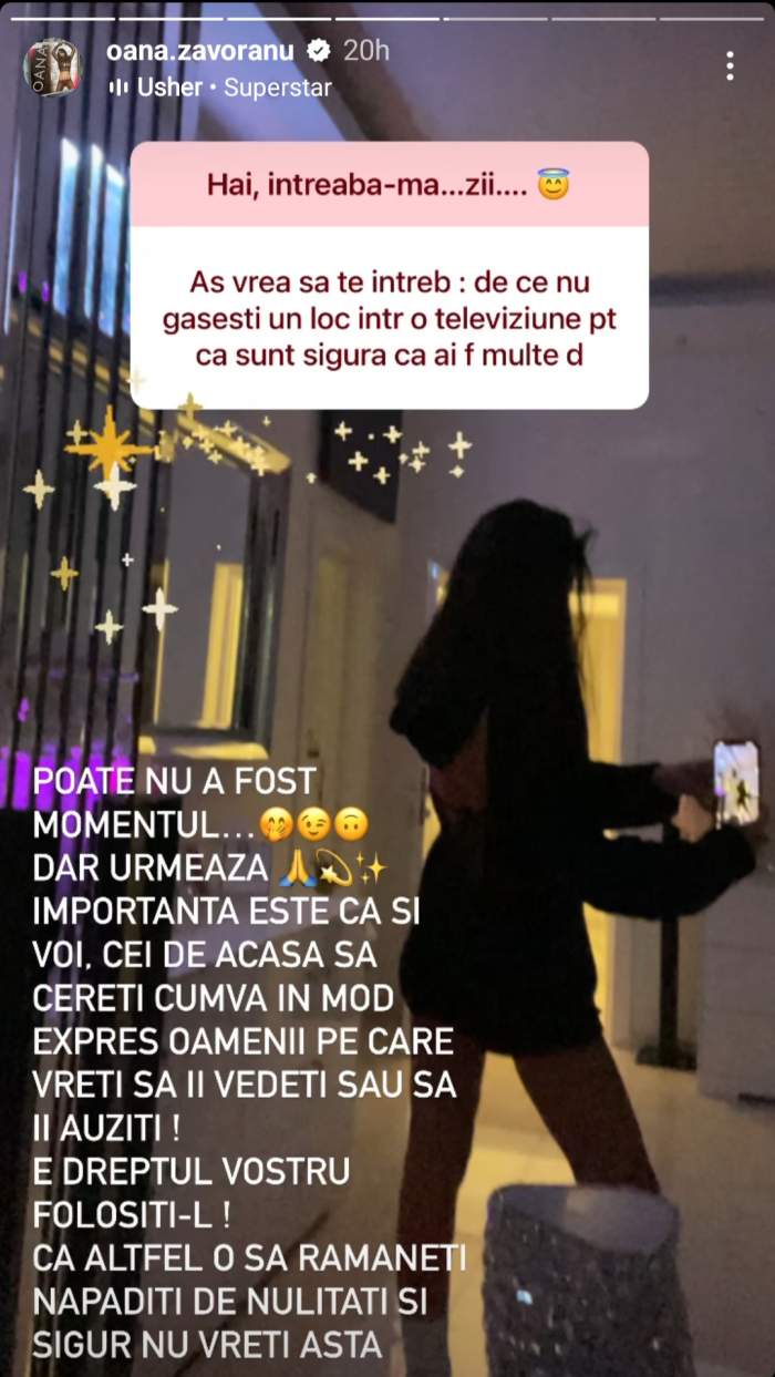 Își dorește sau nu Oana Zăvoranu să revină pe micile ecrane. Ce le-a povestit fanilor